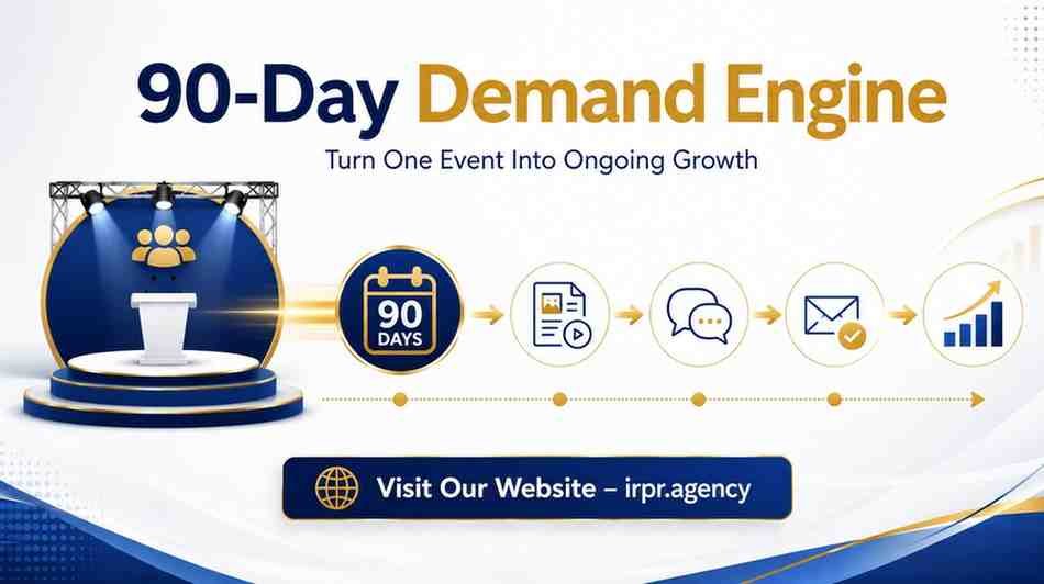 How to Turn One Business Event Into a 90-Day Demand Engine